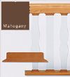 Deckorators Mahogany Glass Baluster Connectors